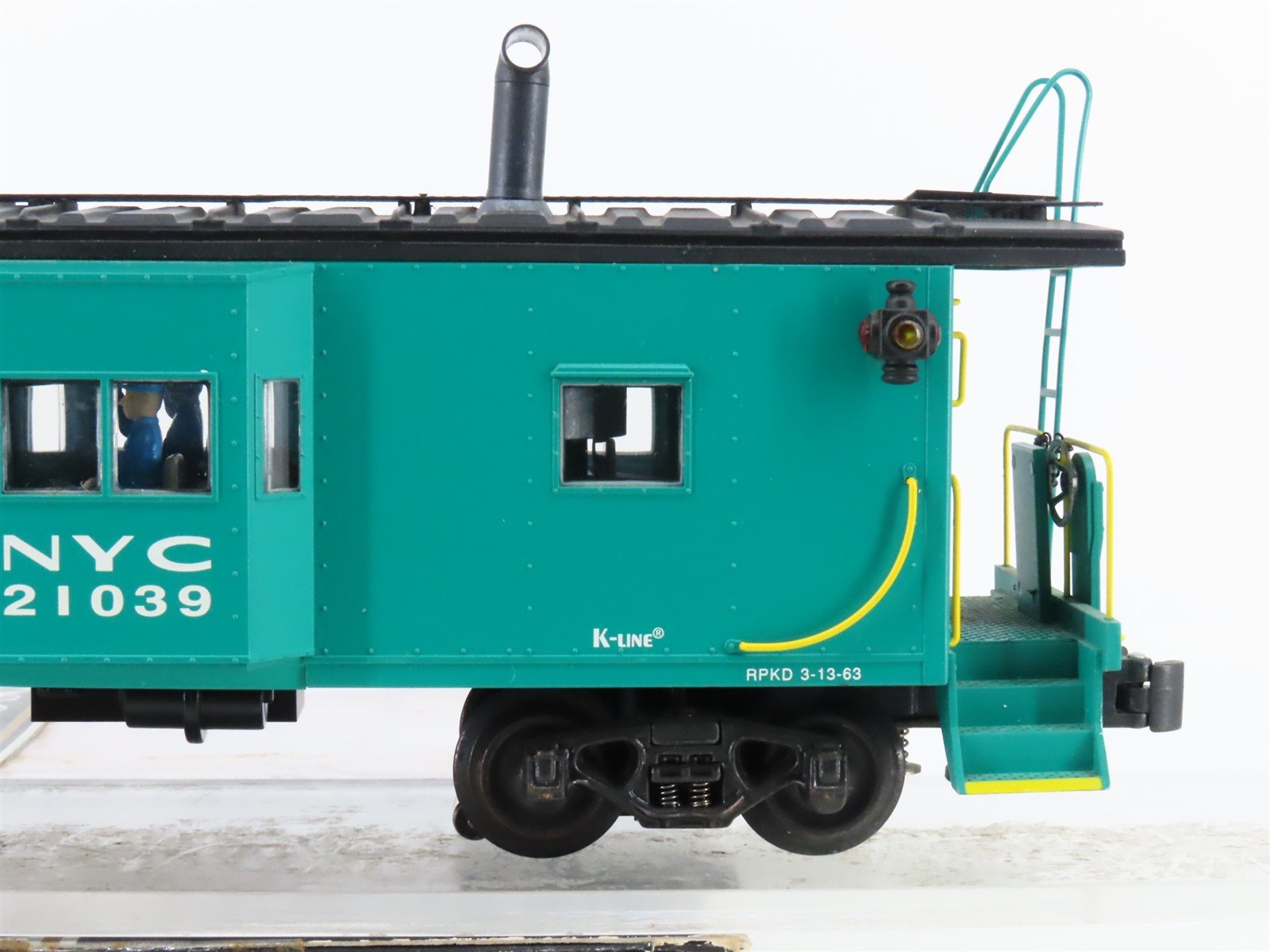 O Gauge 3-Rail K-Line K612-1751 NYC New York Central Bay Window Caboose #21039