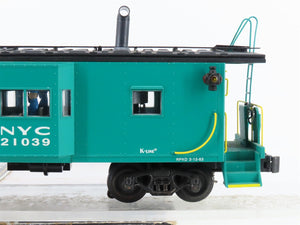 O Gauge 3-Rail K-Line K612-1751 NYC New York Central Bay Window Caboose #21039