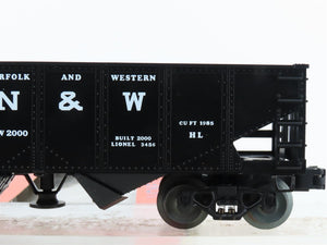 O Gauge 3-Rail Lionel 6-19885 N&W Norfolk & Western Railroad 2-Bay Hopper #22000