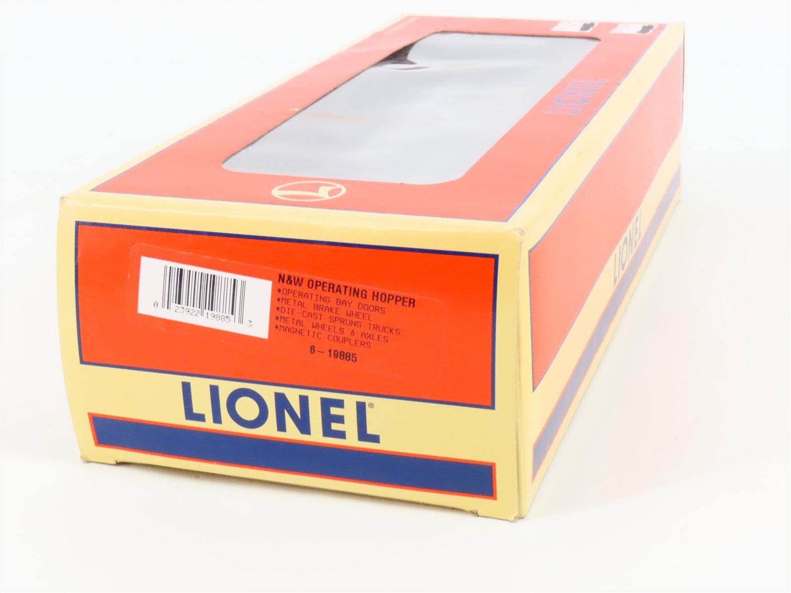 O Gauge 3-Rail Lionel 6-19885 N&W Norfolk & Western Operating 2-Bay Hopper 22000