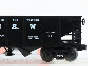 O Gauge 3-Rail Lionel 6-19885 N&W Norfolk & Western Operating 2-Bay Hopper 22000