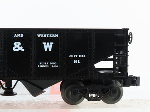 O Gauge 3-Rail Lionel 6-19885 N&W Norfolk & Western Operating 2-Bay Hopper 22000