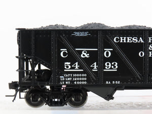 O Scale 2-Rail Atlas #7438-4 C&O Chesapeake & Ohio 2-Bay Open Hopper #54493