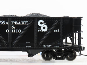 O Scale 2-Rail Atlas #7438-4 C&O Chesapeake & Ohio 2-Bay Open Hopper #54493
