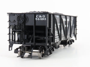 O Scale 2-Rail Atlas #7438-4 C&O Chesapeake & Ohio 2-Bay Open Hopper #54493