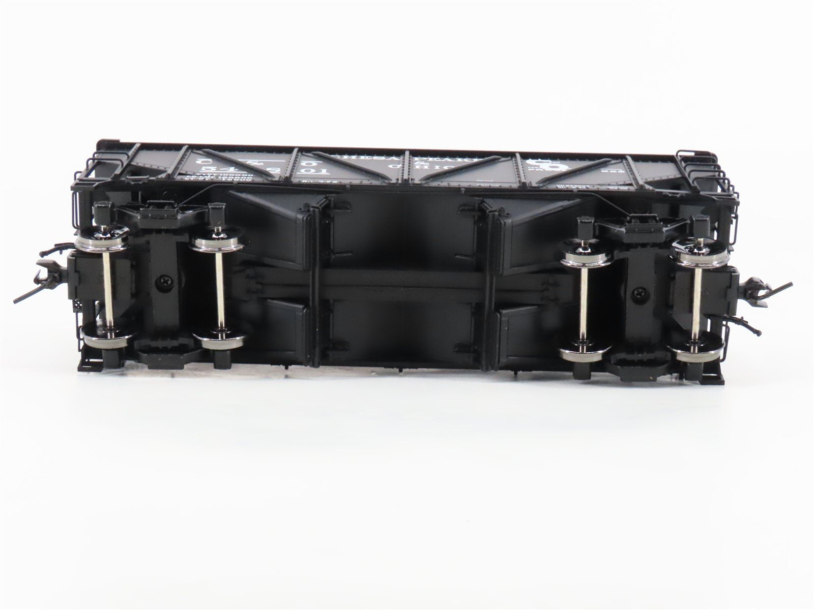 O Scale 2-Rail Atlas #7438-3 C&O Chesapeake & Ohio 2-Bay Open Hopper #54801