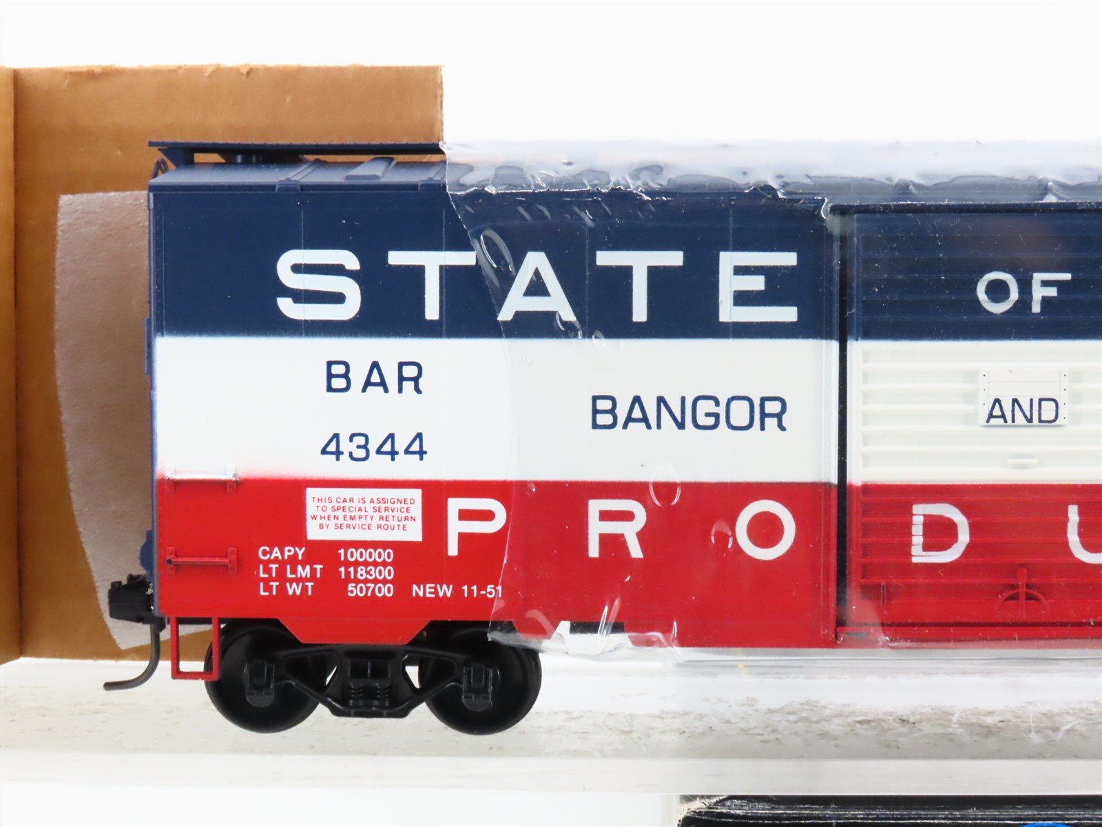 O Scale 2-Rail Quality Craft Models Weaver 3059 BAR 40' Single Door Box Car 4344