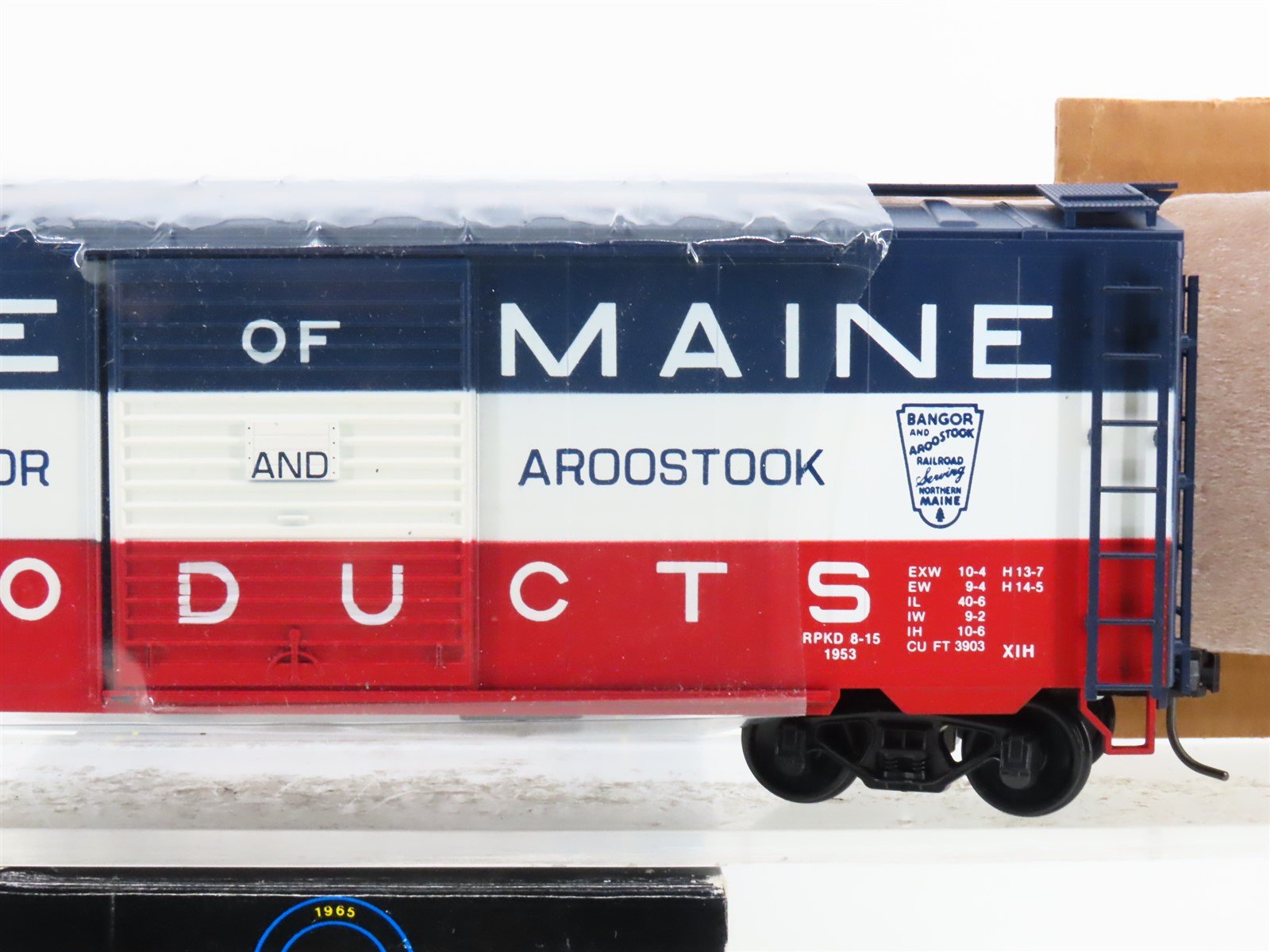 O Scale 2-Rail Quality Craft Models Weaver 3059 BAR 40' Single Door Box Car 4344