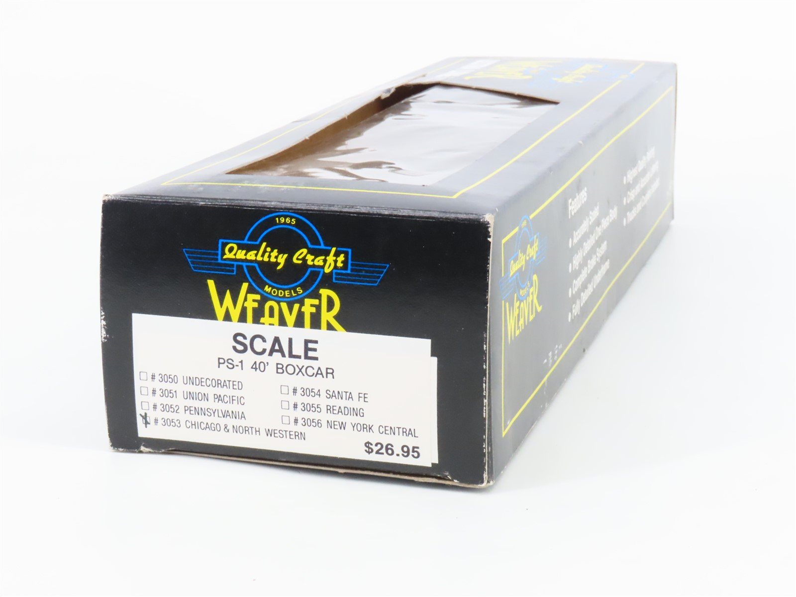 O Scale 2-Rail Quality Craft Models Weaver 3053 PRR Pennsylvania Box Car #24293