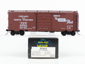 O Scale 2-Rail Quality Craft Models Weaver 3052 CNW The 400 Fleet Box Car #83524