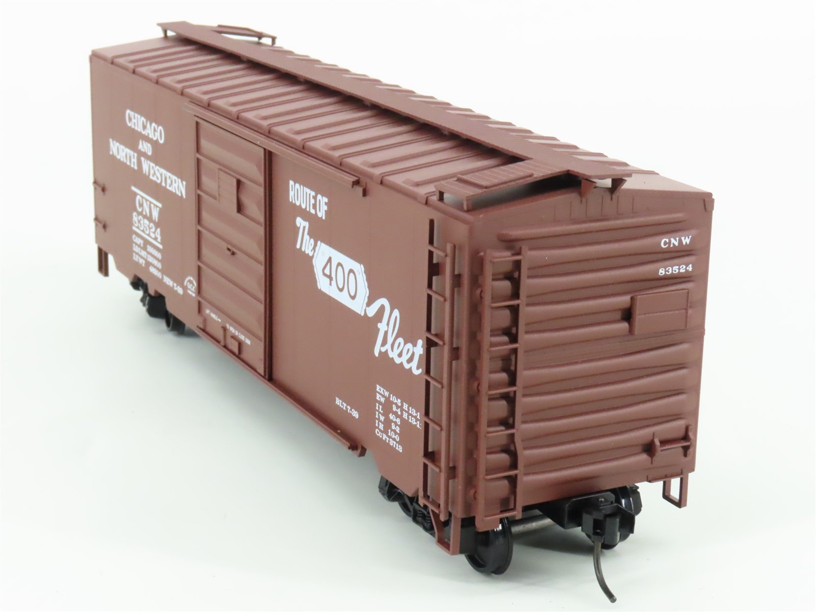 O Scale 2-Rail Quality Craft Models Weaver 3052 CNW The 400 Fleet Box Car #83524