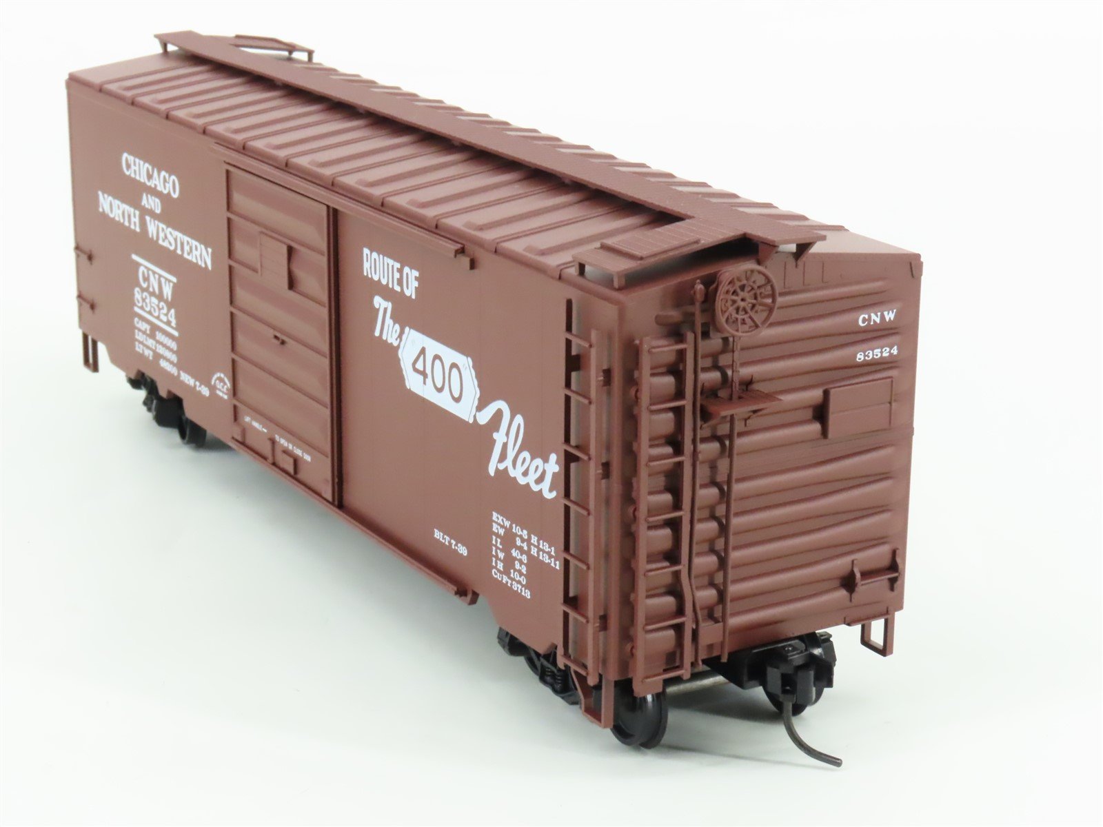 O Scale 2-Rail Quality Craft Models Weaver 3052 CNW The 400 Fleet Box Car #83524