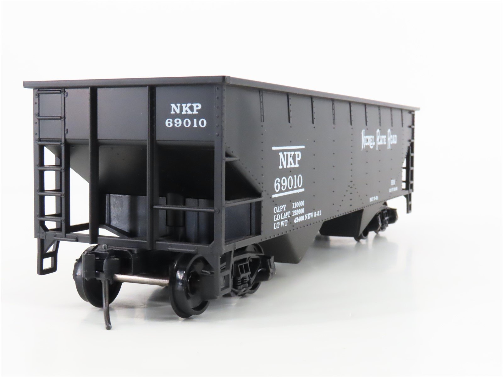 O 2-Rail Quality Craft Models Weaver 1002 NKP Nickel Plate Road Hopper #69010