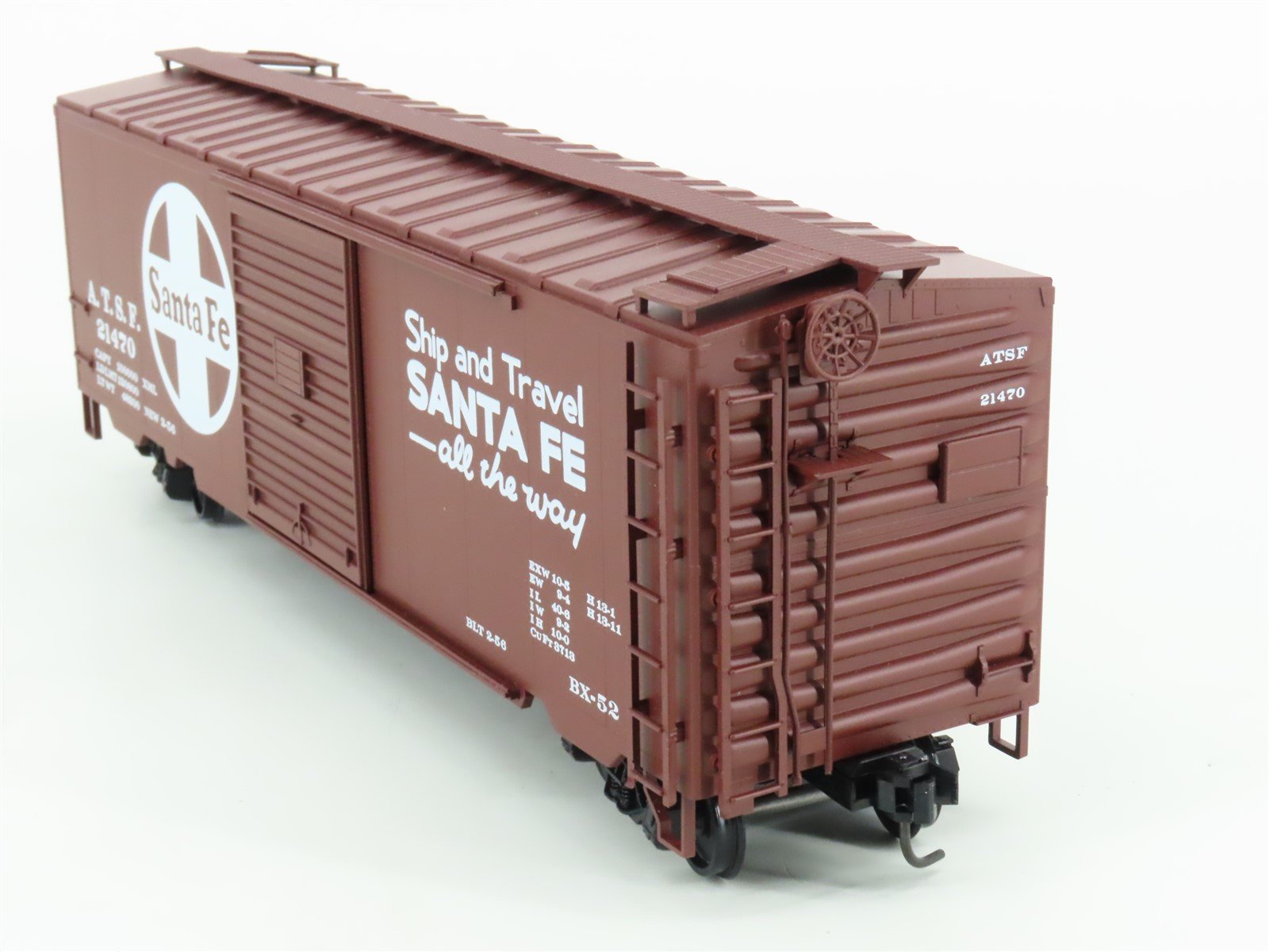 O Scale 2-Rail Quality Craft Models Weaver ATSF Santa Fe Railroad Box Car #21470