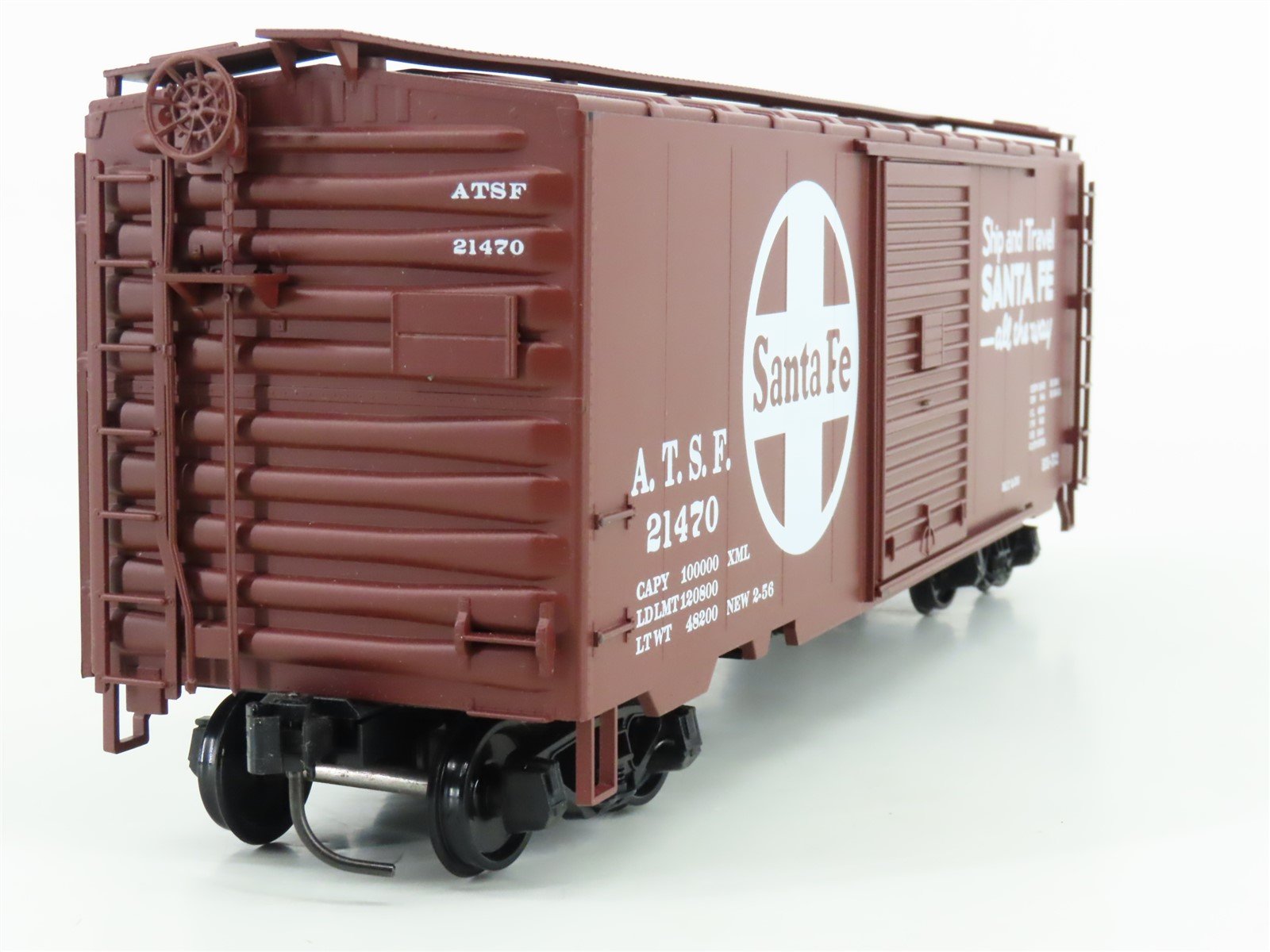 O Scale 2-Rail Quality Craft Models Weaver ATSF Santa Fe Railroad Box Car #21470
