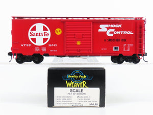 O Scale 2-Rail Quality Craft Models Weaver 3054 ATSF Santa Fe 40' Box Car #56743