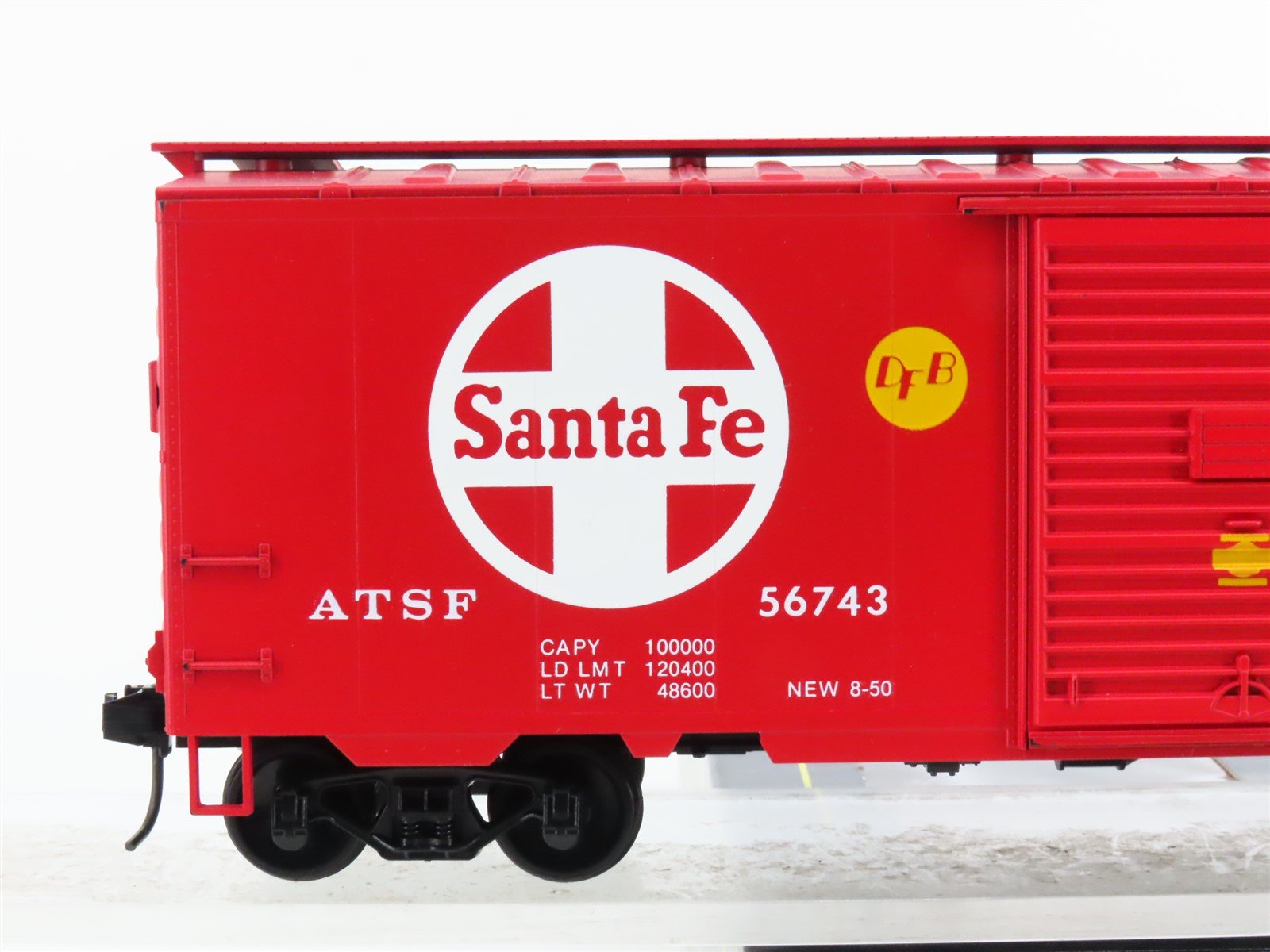 O Scale 2-Rail Quality Craft Models Weaver 3054 ATSF Santa Fe 40' Box Car #56743