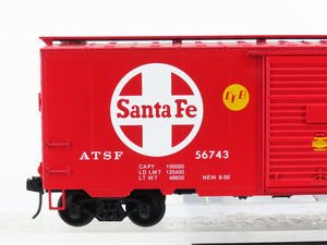 O Scale 2-Rail Quality Craft Models Weaver 3054 ATSF Santa Fe 40' Box Car #56743