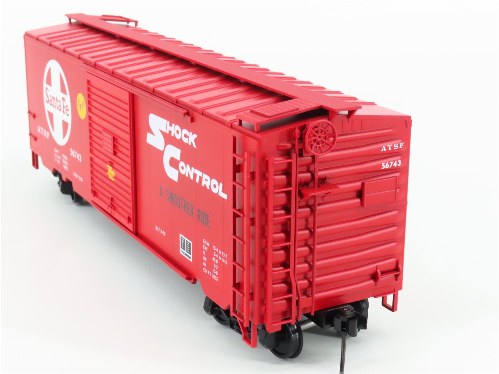 O Scale 2-Rail Quality Craft Models Weaver 3054 ATSF Santa Fe 40' Box Car #56743