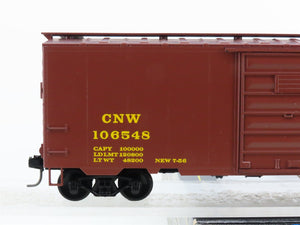 O Scale 2-Rail Quality Craft Models Weaver 3053 CNW Railway 40' Box Car #106548