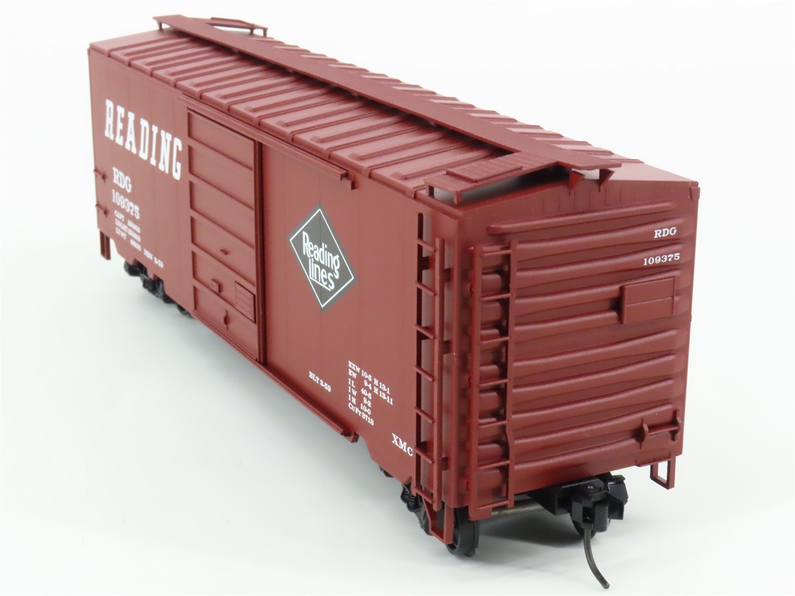 O Scale 2-Rail Quality Craft Models Weaver 3055 RDG Reading 40' Box Car #109375