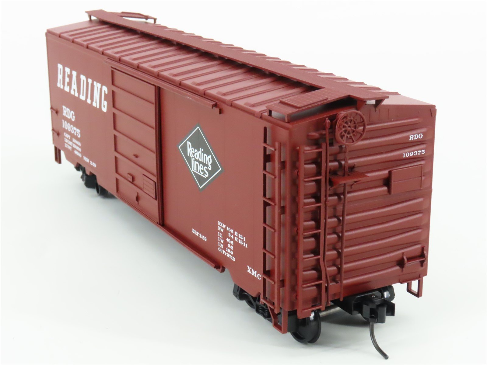 O Scale 2-Rail Quality Craft Models Weaver 3055 RDG Reading 40' Box Car #109375
