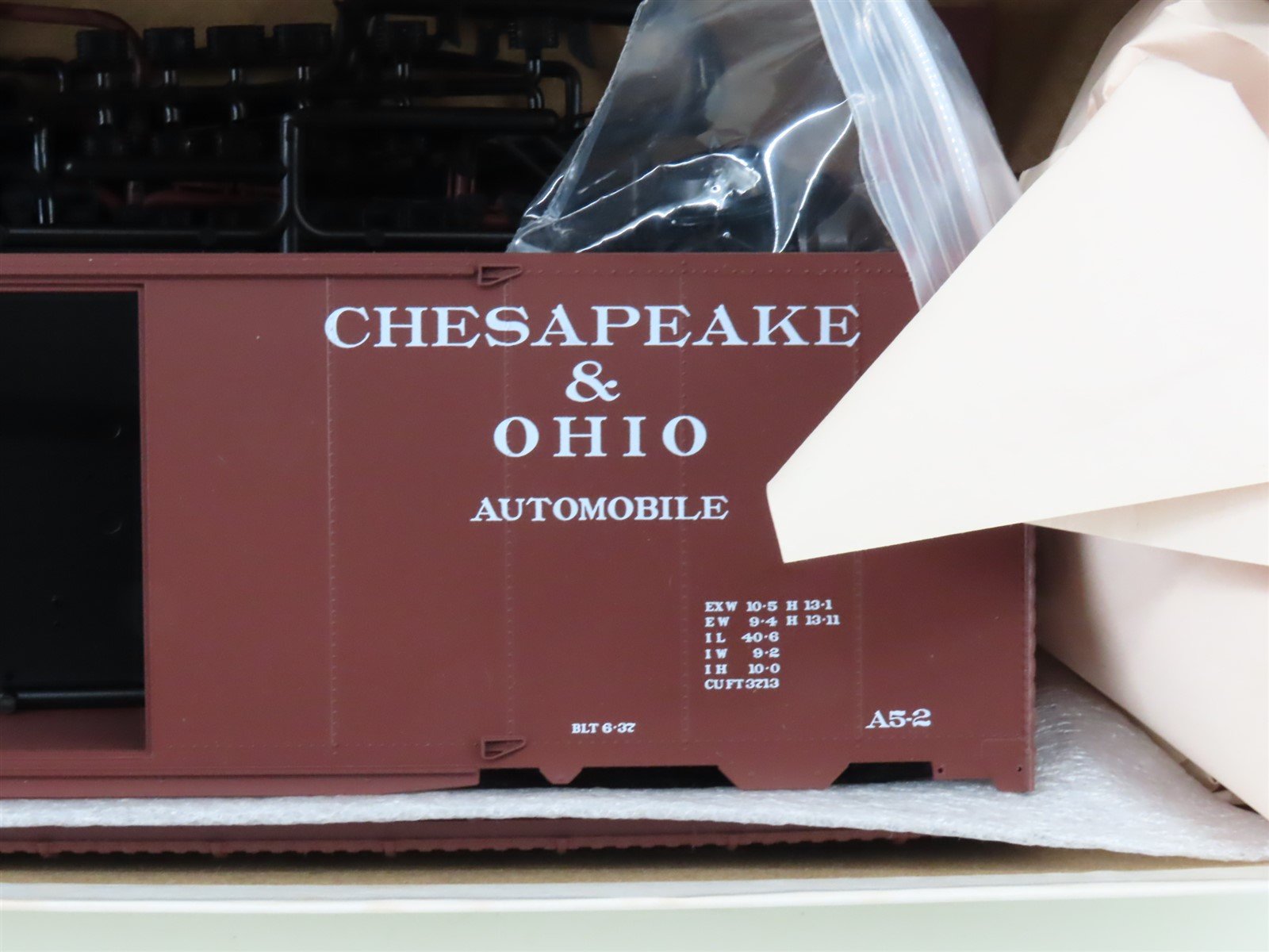 O Scale 2-Rail InterMountain Kit ODCO3548 C&O Chesapeake & Ohio Box Car #6548