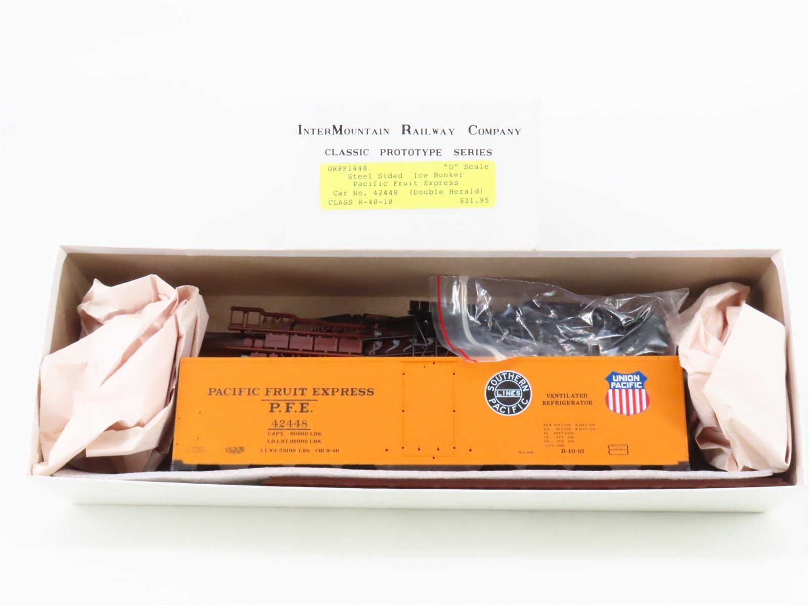 O Scale 2-Rail InterMountain Kit ORPF1448 PFE Pacific Fruit Express Reefer 42448
