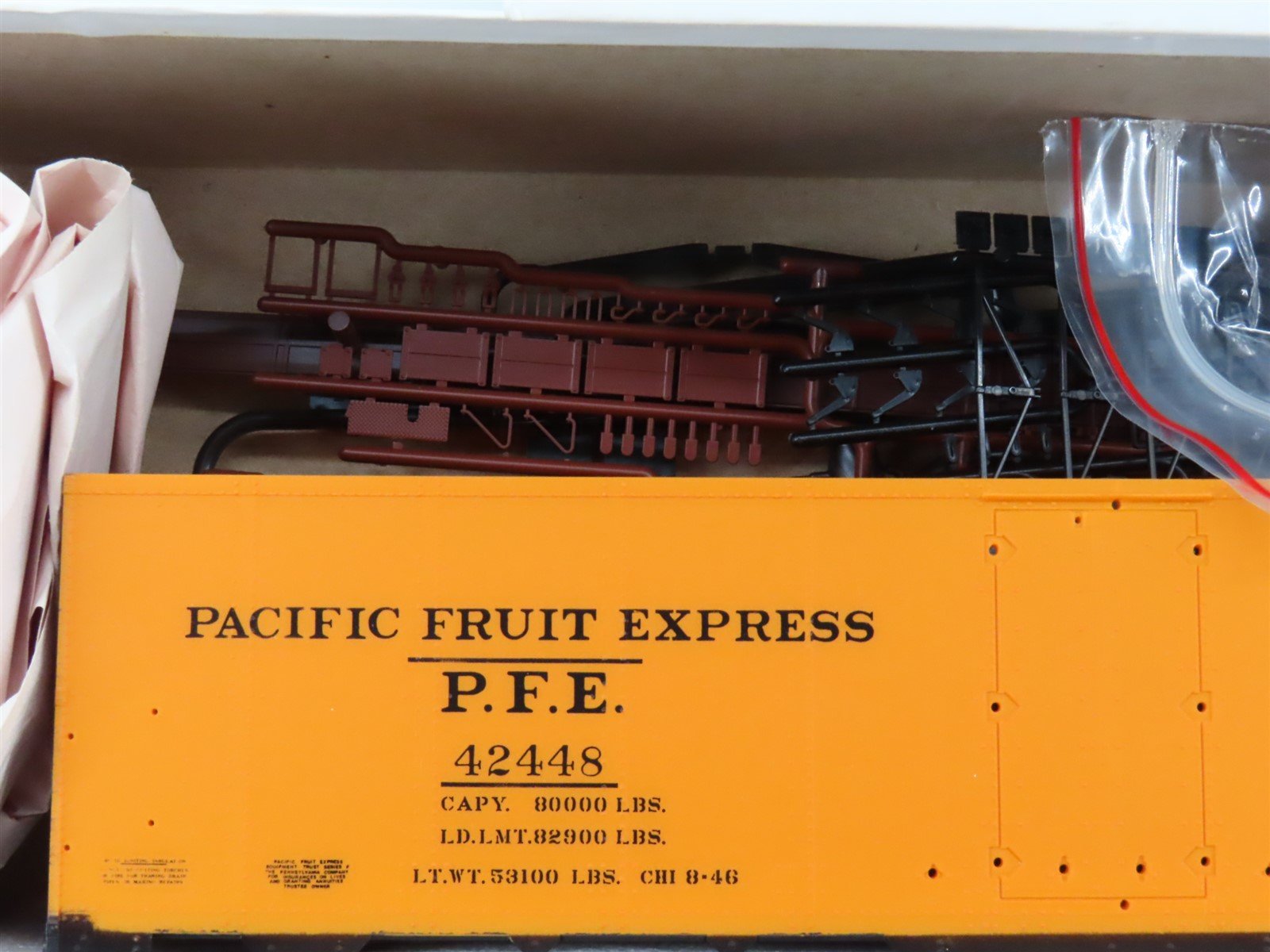 O Scale 2-Rail InterMountain Kit ORPF1448 PFE Pacific Fruit Express Reefer 42448