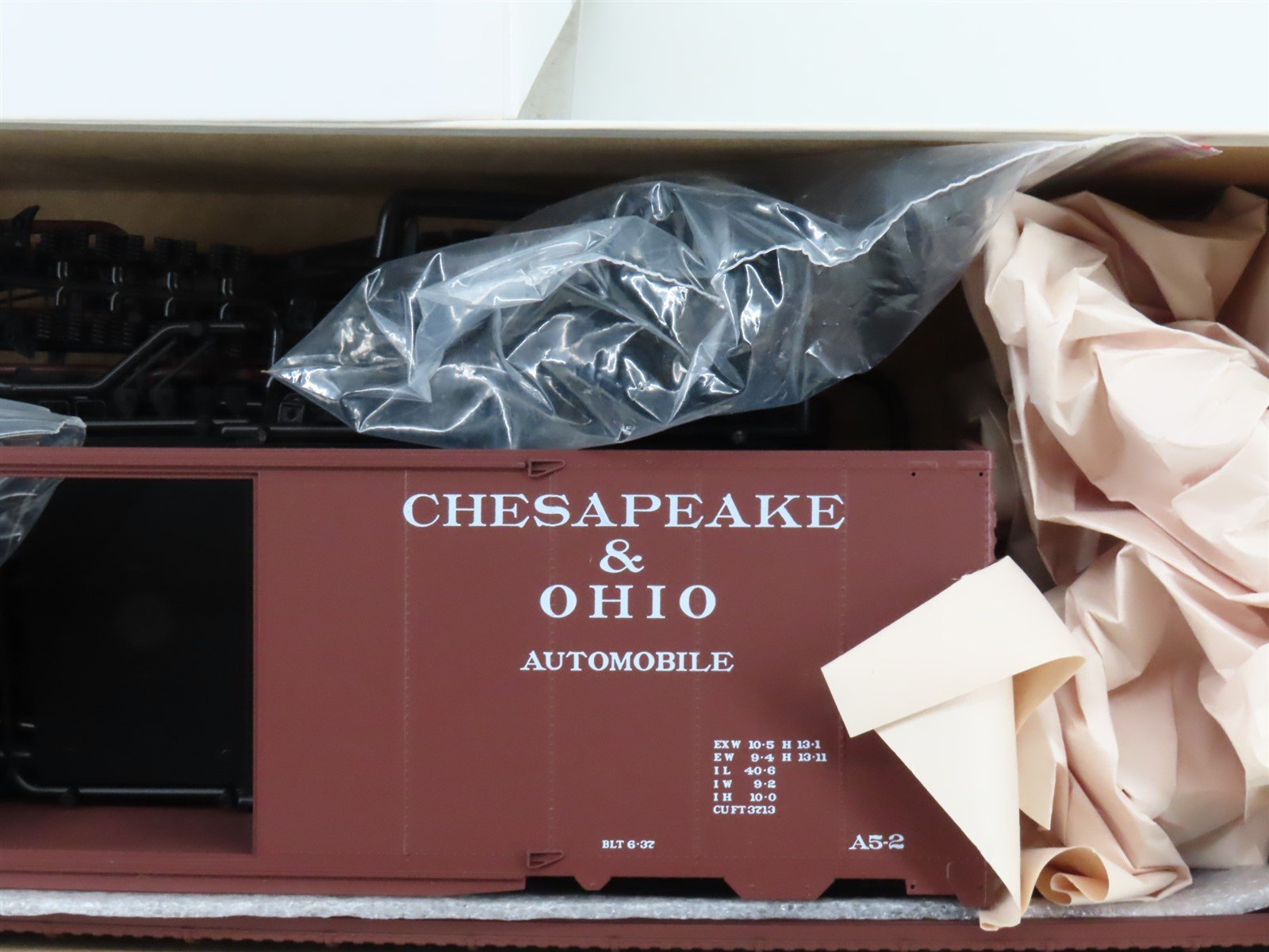 O Scale 2-Rail InterMountain Kit ODCO3527 C&O Chesapeake & Ohio Box Car #6527