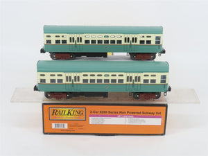 O Gauge 3-Rail MTH 30-2673-3 6200 Series Subway Diesel Cars 2-Pack UNPOWERED