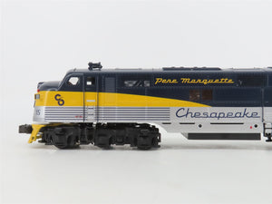O Gauge 3-Rail Williams E71005 C&O Chesapeake & Ohio E7 A/A Diesel Loco Set