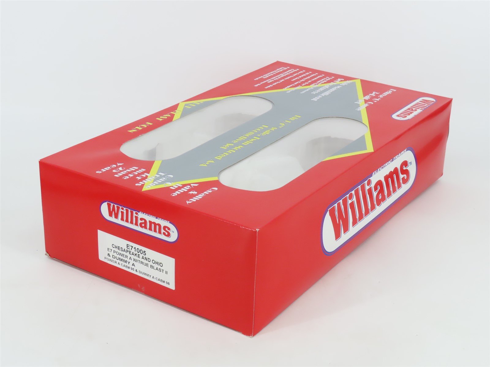 O Gauge 3-Rail Williams E71005 C&O Chesapeake & Ohio E7 A/A Diesel Loco Set