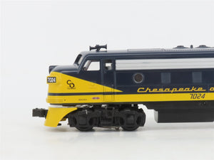 O Gauge 3-Rail Williams F71101 C&O Chesapeake & Ohio E7 A/A Diesel Loco Set
