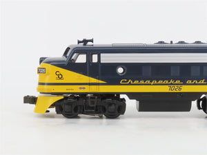 O Gauge 3-Rail Williams F71101 C&O Chesapeake & Ohio E7 A/A Diesel Loco Set