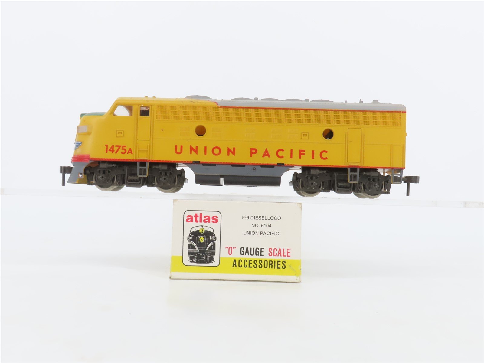 O Scale 2-Rail Atlas 6104 UP Union Pacific F9A Diesel Locomotive #1475A