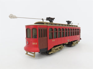 O Gauge 3-Rail MTH Rail King 30-2512-1 Brill Electric Trolley #212 w/Sound