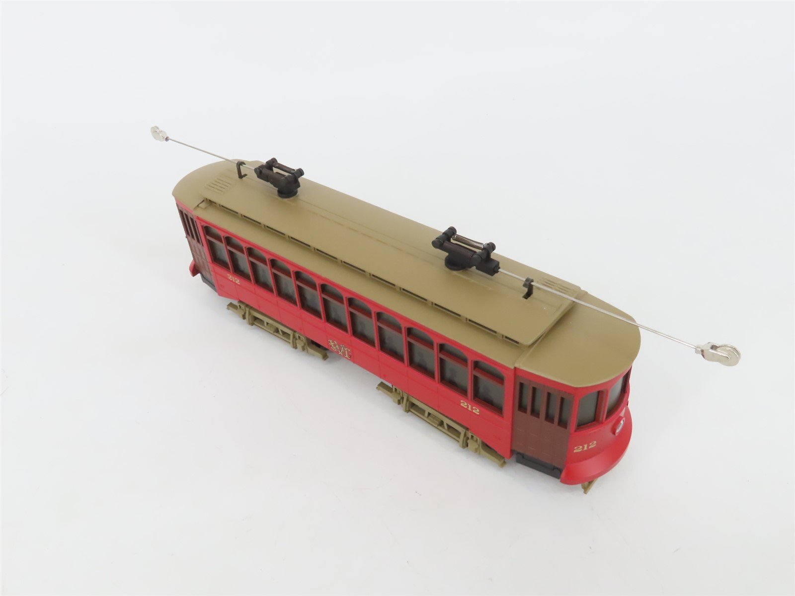O Gauge 3-Rail MTH Rail King 30-2512-1 Brill Electric Trolley #212 w/Sound