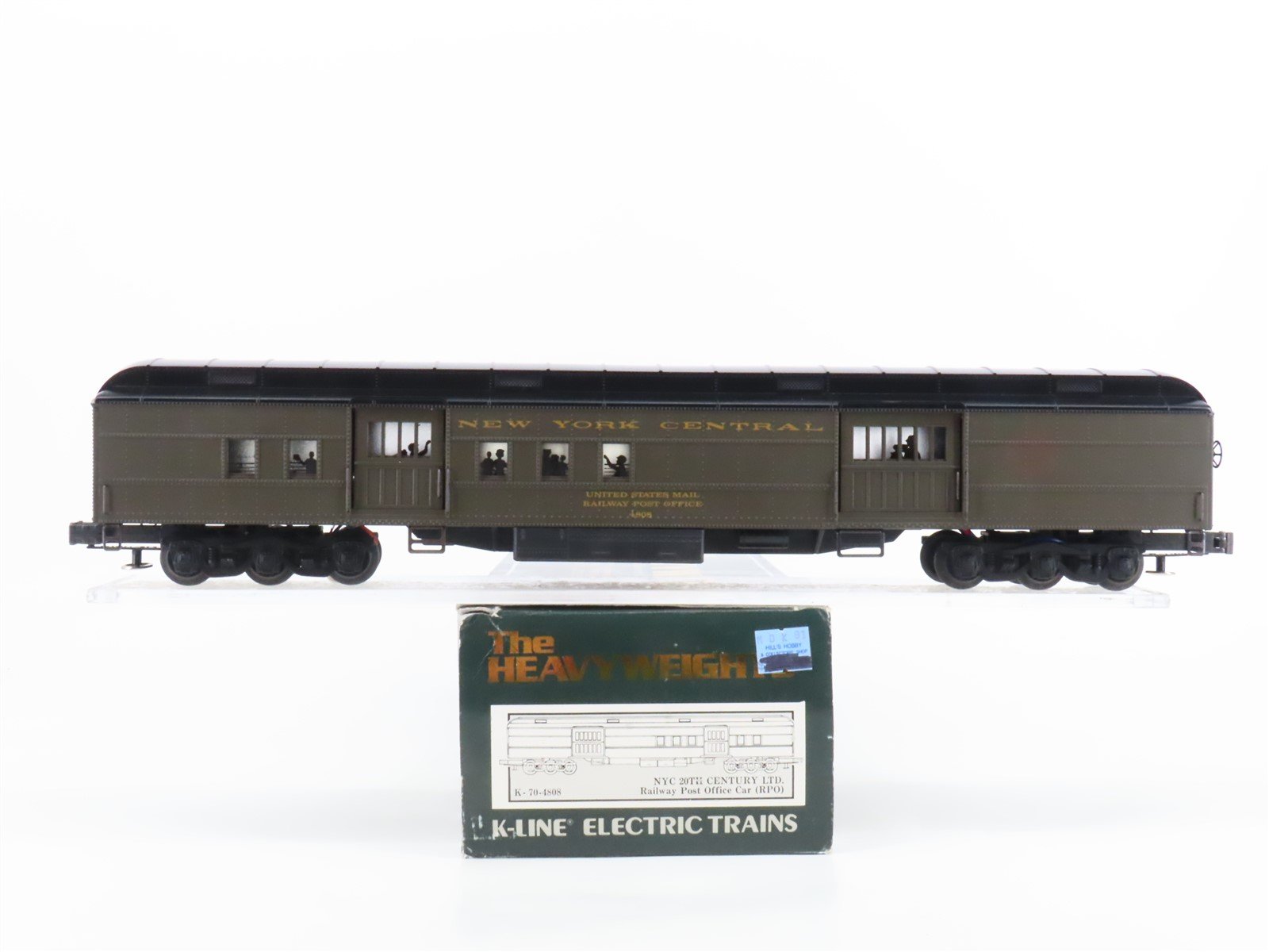O Gauge 3-Rail K-Line K-70-4808 NYC 20th Century Ltd RPO Passenger #4808