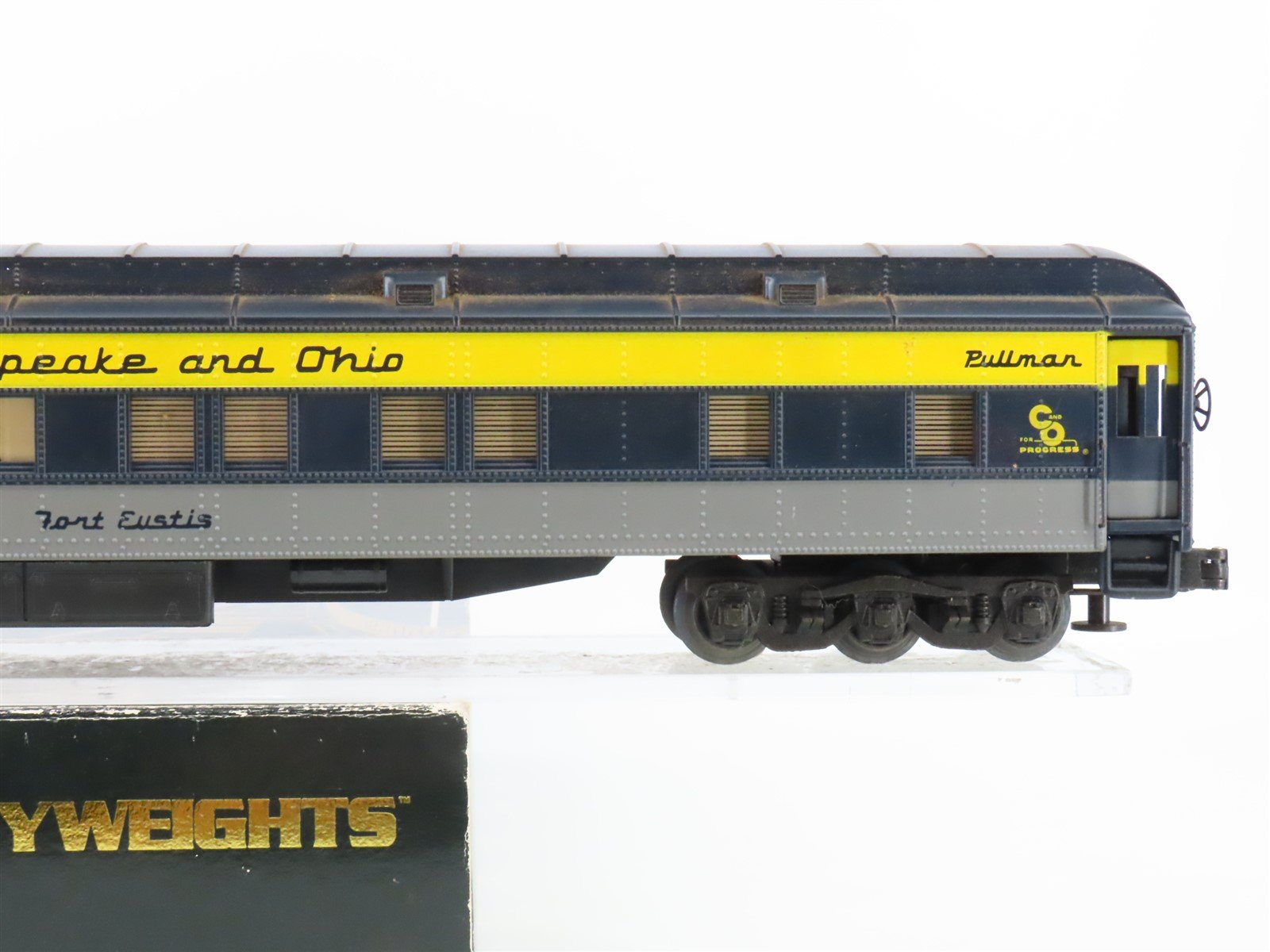 O Gauge 3-Rail K-Line C&O Chesapeake & Ohio Pullman Passenger Car 