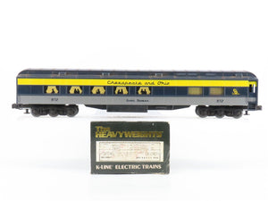 O Gauge 3-Rail K-Line C&O Chesapeake & Ohio Diner Passenger #972 