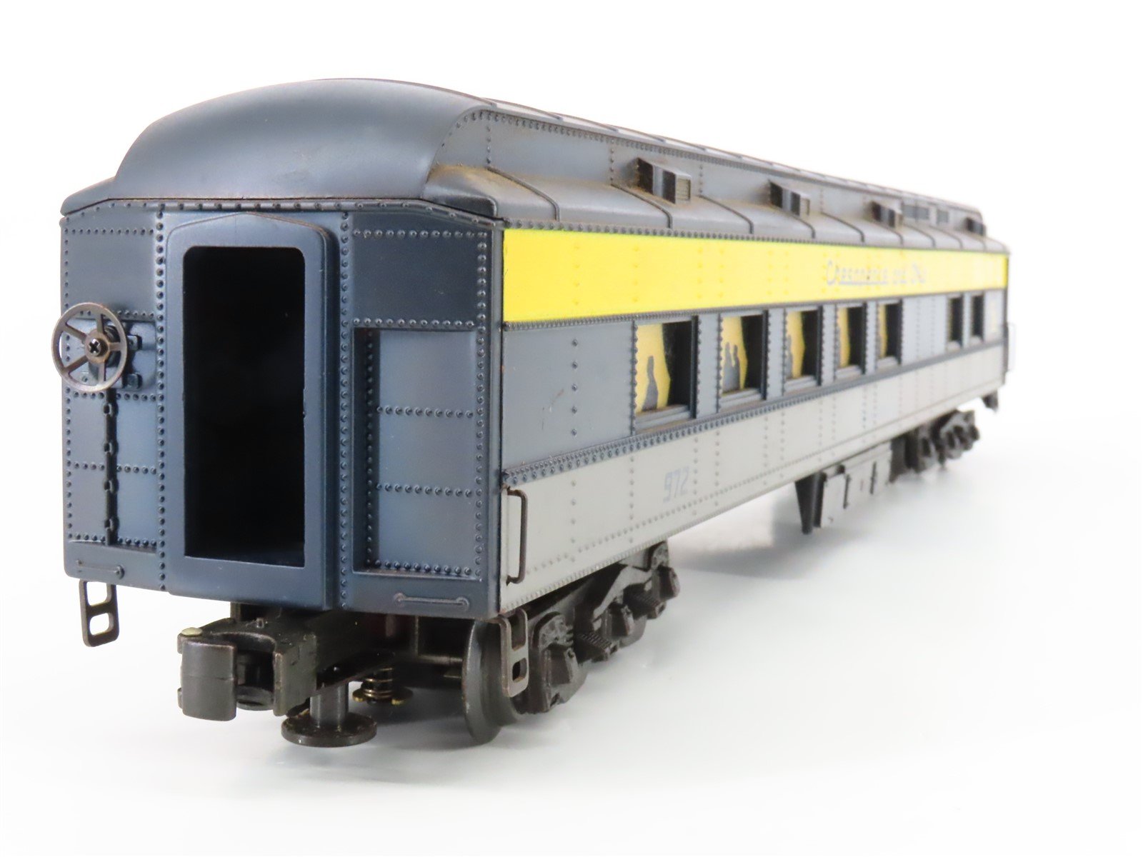 O Gauge 3-Rail K-Line C&O Chesapeake & Ohio Diner Passenger #972 