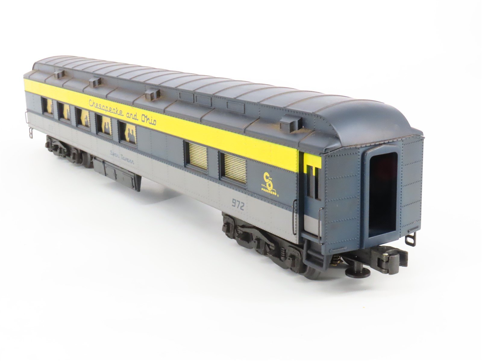 O Gauge 3-Rail K-Line C&O Chesapeake & Ohio Diner Passenger #972 