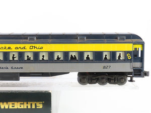 O Gauge 3-Rail K-Line C&O Chesapeake & Ohio Coach Passenger 827 