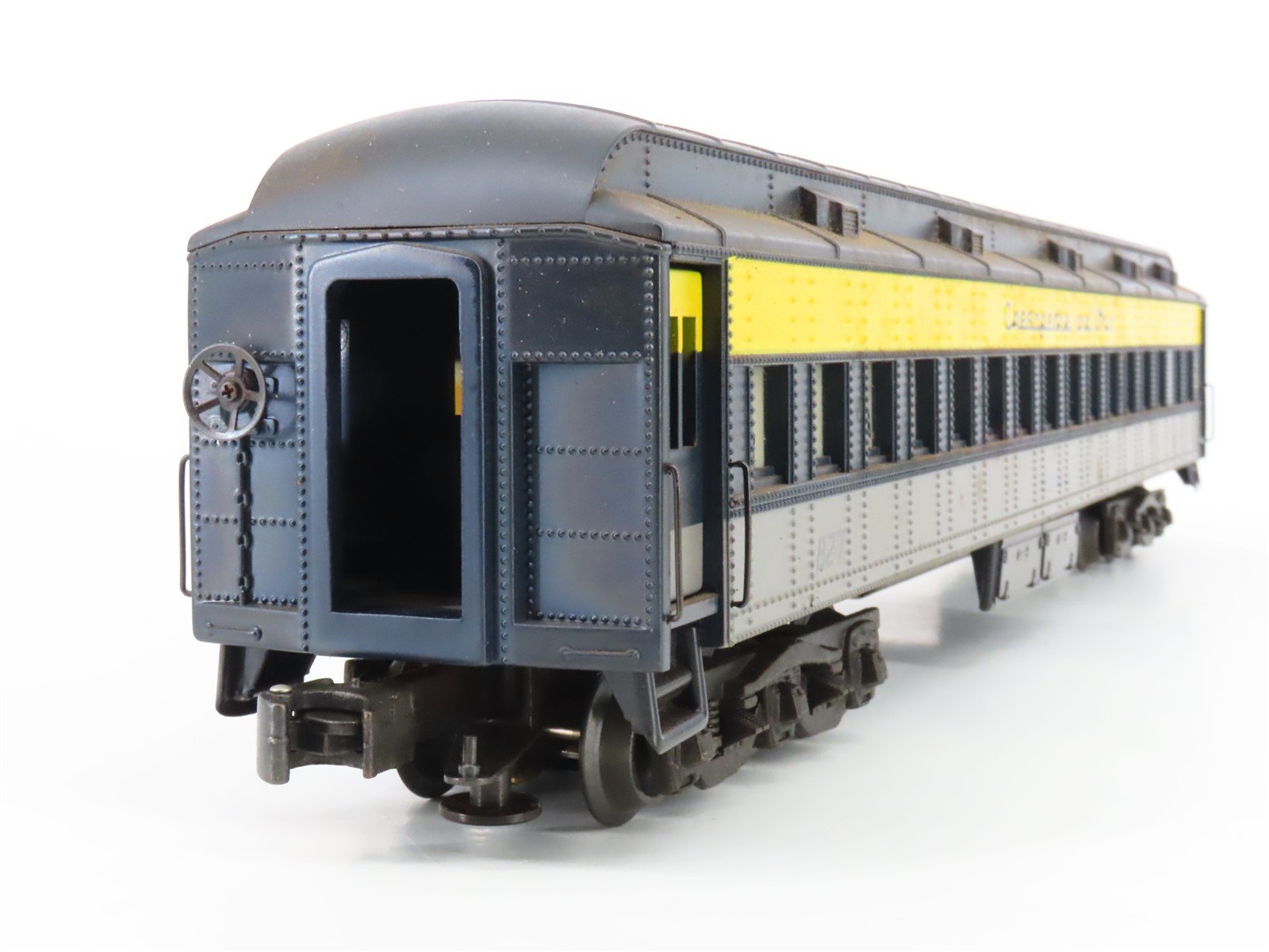 O Gauge 3-Rail K-Line C&O Chesapeake & Ohio Coach Passenger 827 