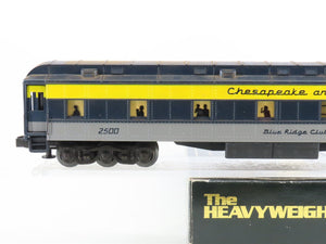 O Gauge 3-Rail K-Line C&O Chesapeake & Ohio Observation Passenger Car #2500