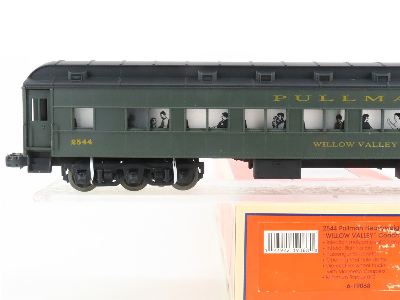 O Gauge 3-Rail Lionel 6-19068 Pullman Coach Passenger Car #2544 