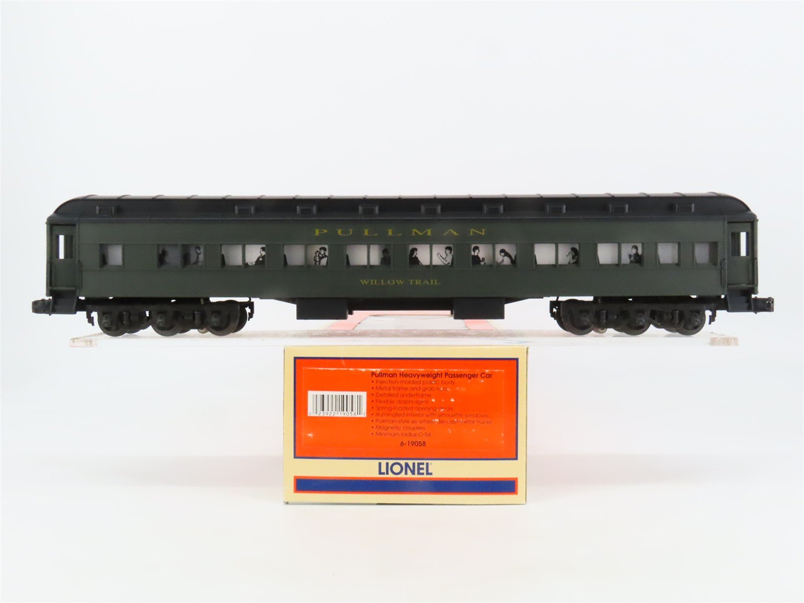 O Gauge 3-Rail Lionel 6-19058 Pullman Heavyweight Passenger Car "Willow Trail"