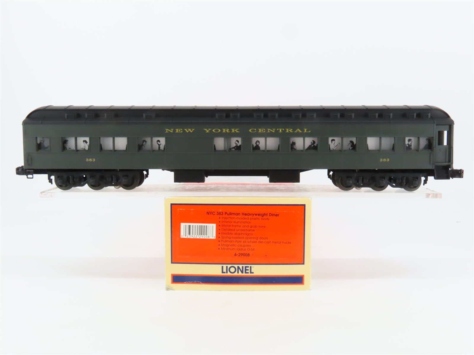 O Gauge 3-Rail Lionel 6-29008 NYC New York Central Pullman Diner Passenger #383