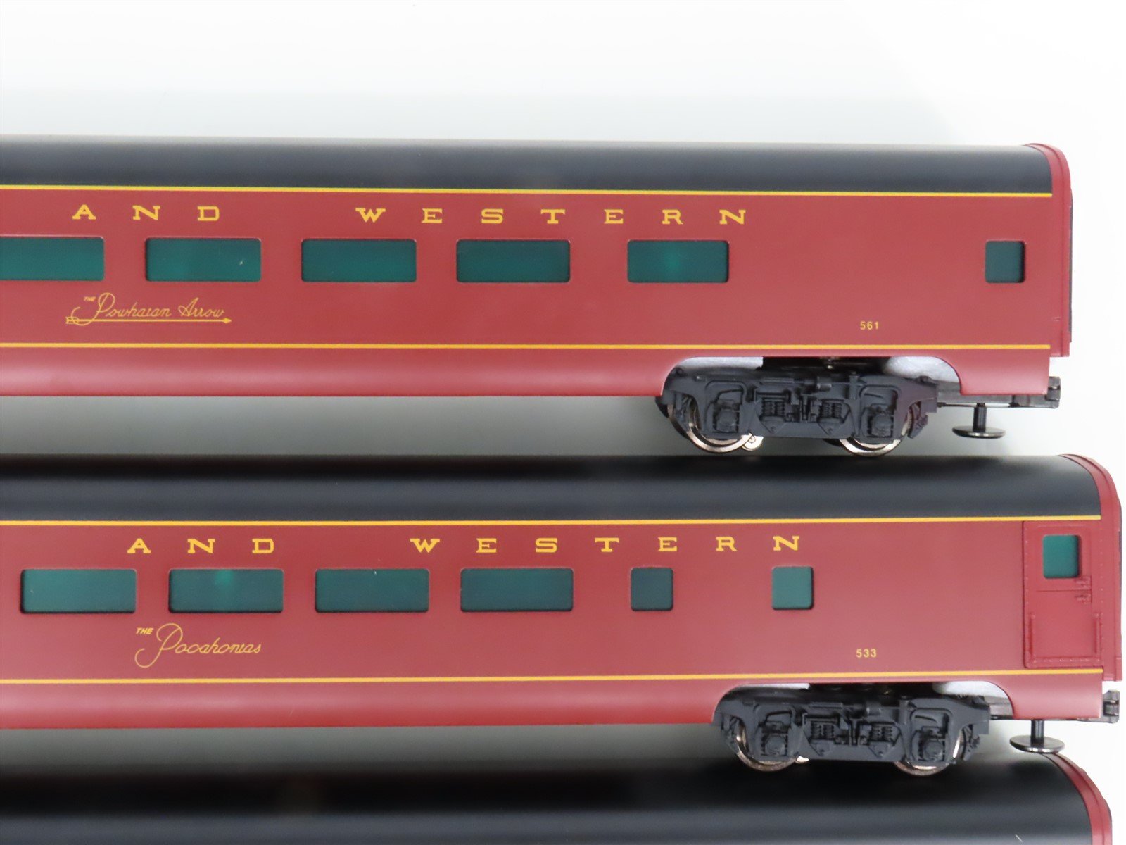 O Gauge 3-Rail Weaver N&W Powhattan Arrow / Pocahontas Passenger 5-Car Set